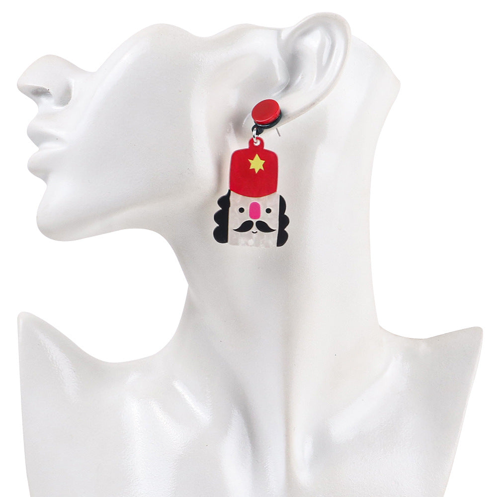 Wholesale Christmas Collection Hats Boots Acrylic Earrings
